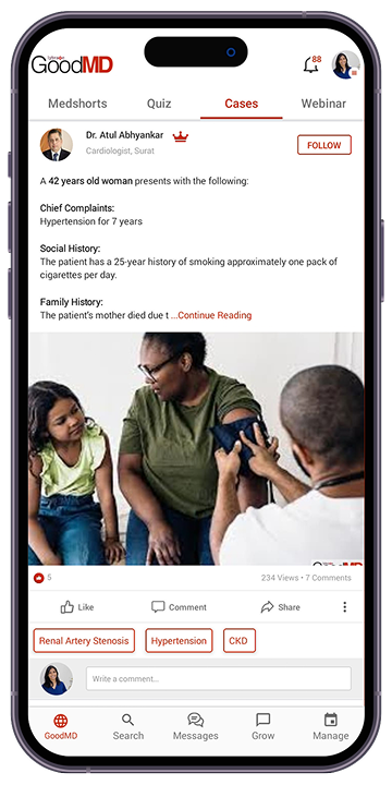 Patient case sharing