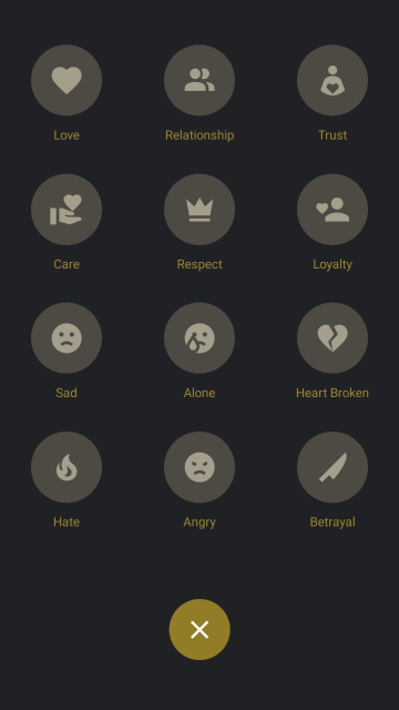Emotion tags